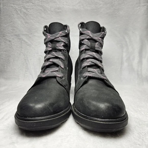 Sorel Evie II NW Lace Waterproof Hidden Wedge Boots - Women's Size 7 - Picture 4 of 9